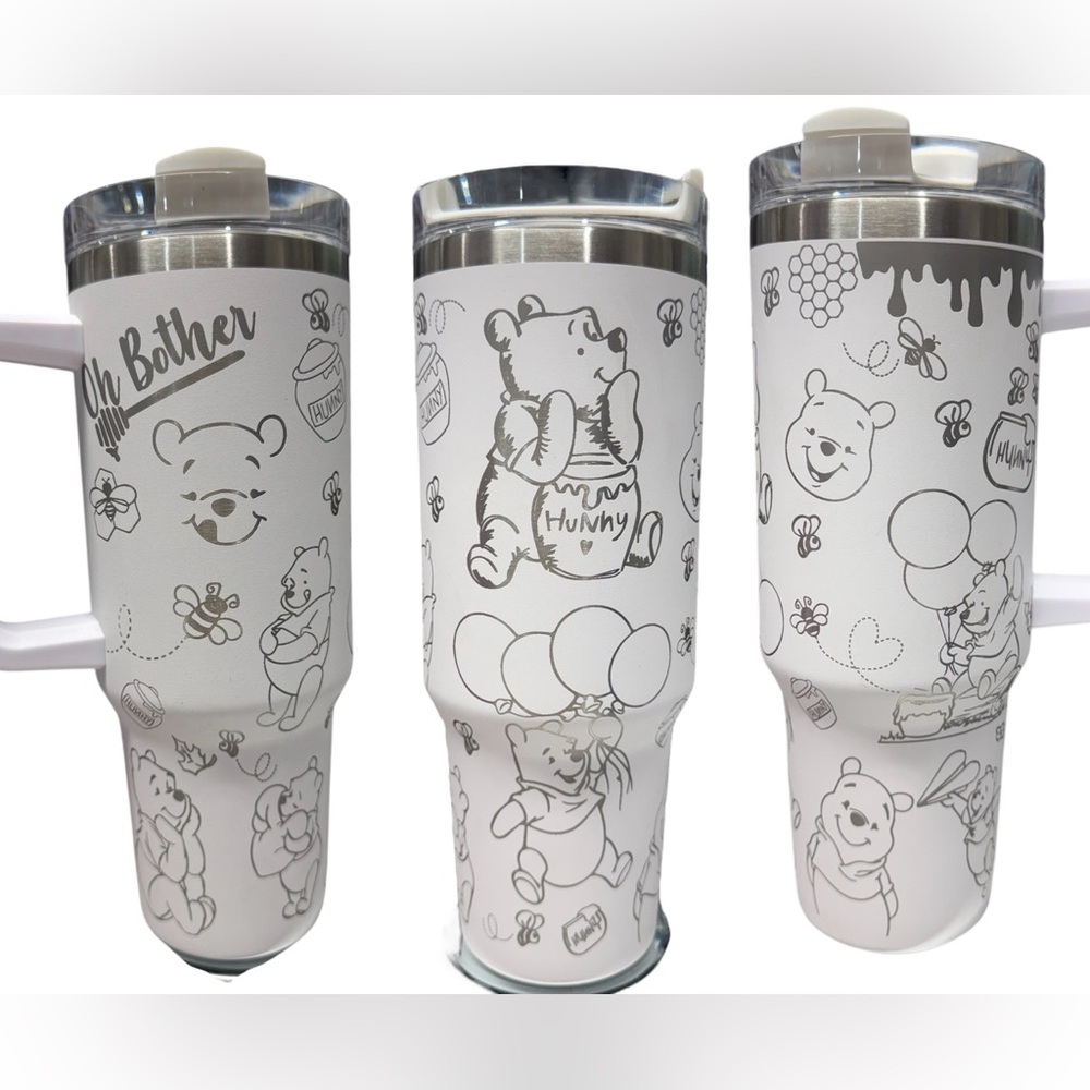 New 40oz laser engraved Winnie the Pooh Tumbler.